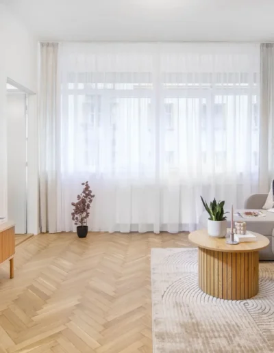 home staging után nappali