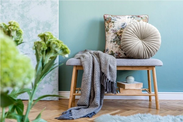 home staging dekoráció lakástextilekkel