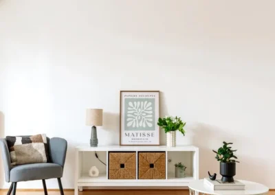 home staging után nappali réslet
